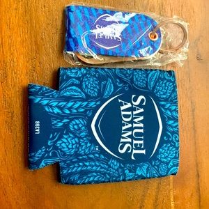 Samuel Adams Brewing Company Koozie and Key Chain